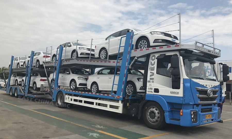 CIMC Central Axles Car Carrier Truck Trailer1